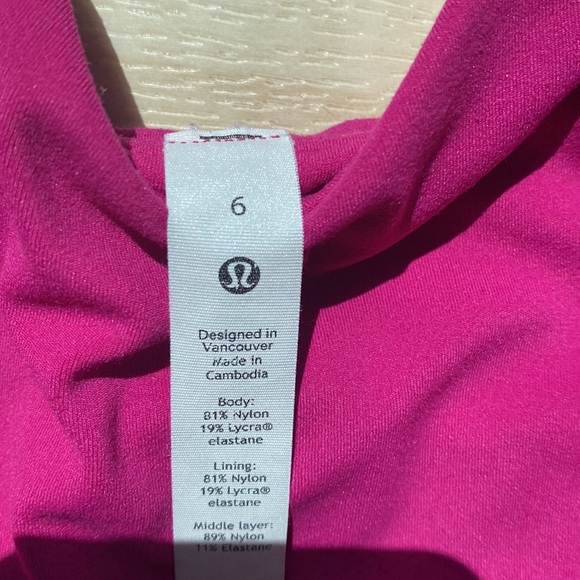 Rare Lululemon ripened raspberry align tank (no padding) - Picture 3 of 3